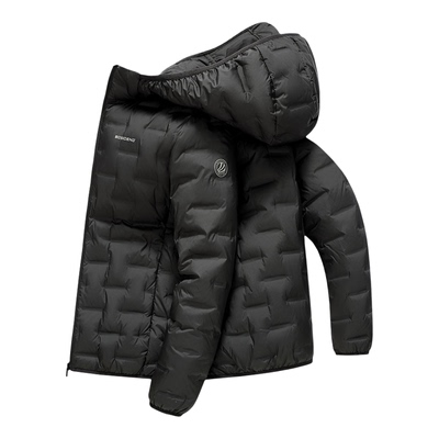 波司登简约时尚鹅绒连帽羽绒服