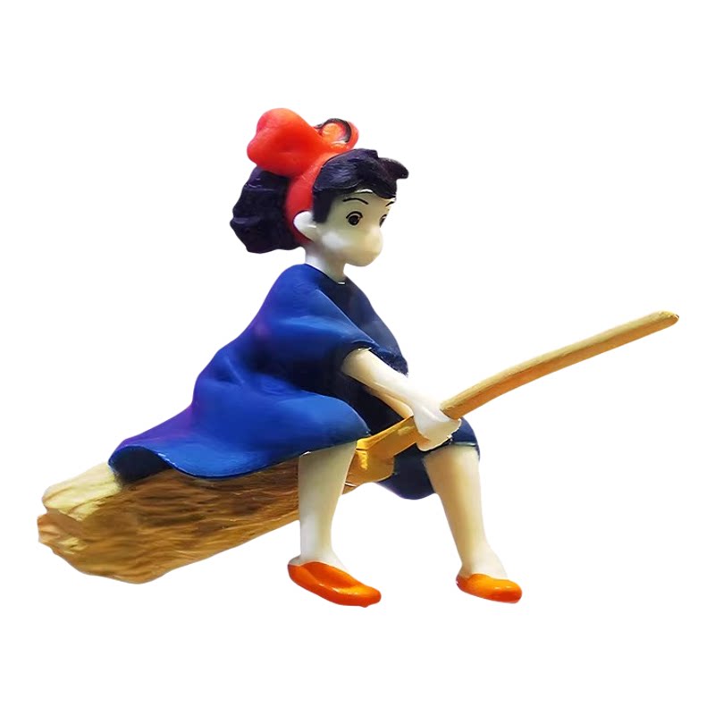 鱼缸造景创意悬浮小魔女摆件全套水族箱饰品漂浮小仙女套装月亮猫