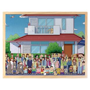 蜡笔小新拼图带相框小尺寸3到6岁以上儿童益智小学生女孩生日礼物