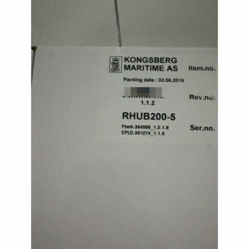 议价Kongsberg康士伯RHUB2005模块型号6034维修
