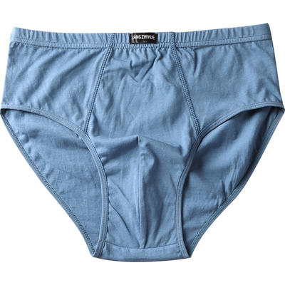 高腰深裆男三角裤爸爸内裤纯棉