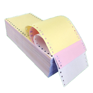 电脑打印纸二联 针式淘宝打印单 120-2不撕边带孔 22省包邮