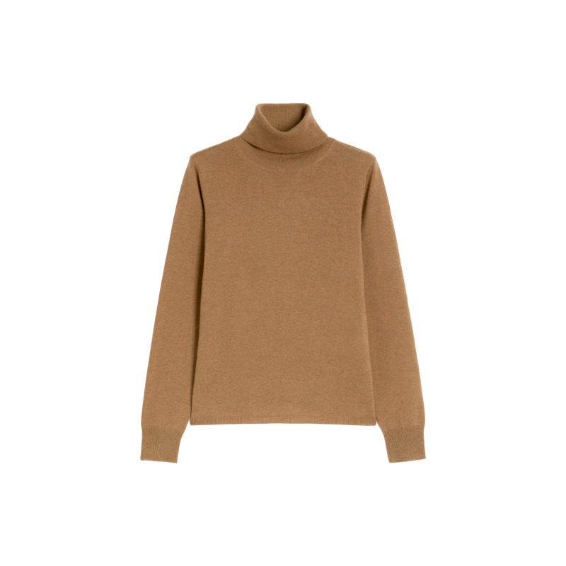 MaxMara2025秋冬新品女装绵羊毛山羊绒高领毛衣6366035206&