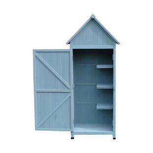 户外储物柜庭院杂物柜阳台工具箱防水防晒收纳柜花园工具房置物箱