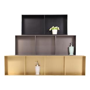 304不锈钢壁龛隔板卫生间浴室金属置物架嵌入式成品壁龛定制内嵌