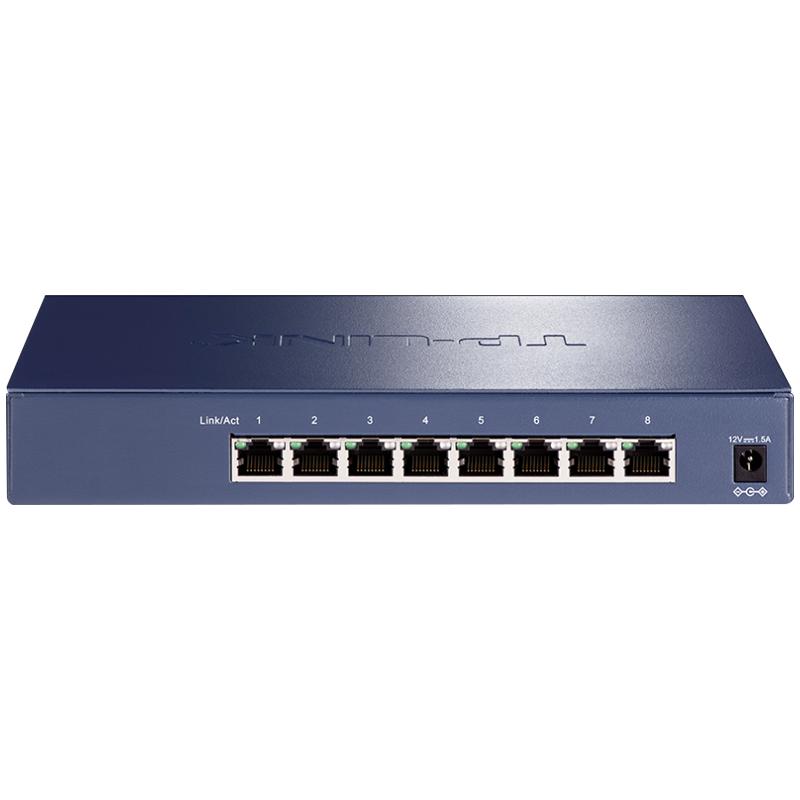 普联TP-LINK企业级2.5G交换机5口8孔千兆家用万兆SFP光纤10G高速NAS存网络分线器即插即用TL-SH1005/ST1008