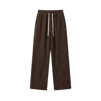 雅鹿宽松直筒休闲裤男