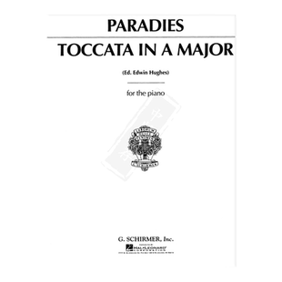 罗多梅尼科 A大调托卡塔 钢琴独奏 希尔默原版进口乐谱书  Domenico TOCCATA IN A MAJOR for Piano Solo HL50278630