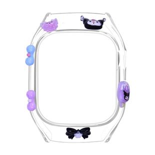 比丢适用小米红米REDMI米兔儿童电话手表保护壳5C/6C/C7A/6/6X/7/7X/S1/7A可爱卡通3D公仔透明表套表壳防摔