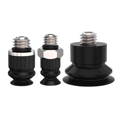 SMC机械手风琴硅胶真空吸盘金具