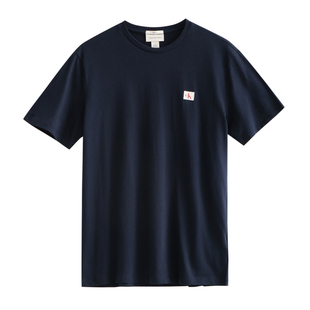 美国正品 CK Jeans新款刺绣方标LOGO短袖男士圆领宽松T恤4RC272G