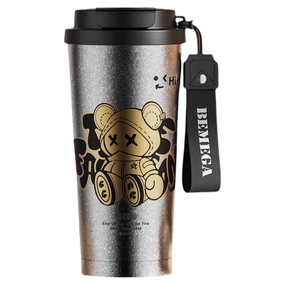 英国Bemega纯钛保温杯男女咖啡杯