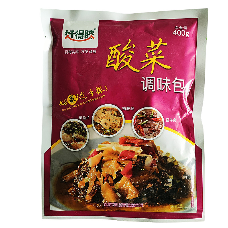 好得睐闪厨酸菜调味400g*5包装