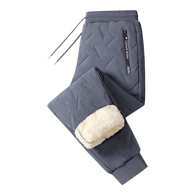 WASSUP秋冬季加绒加厚休闲裤子