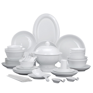 2026新款景德镇正宗高颜值碗碟套装家用碗盘组合乔迁新居中式餐具