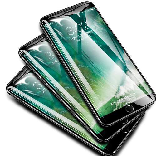 MOSBO适用苹果7钢化膜iphone8全屏覆盖plus手机iPhone7p抗蓝光8P玻璃ip7抗摔ip全包边i7七保护i8八屏保贴膜半