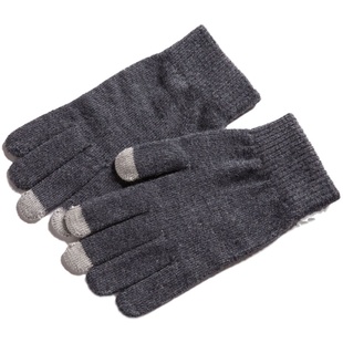 触摸屏手套女冬天保暖可触屏羊绒防寒秋冬季针织纯羊毛线男玩手机