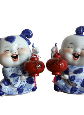 景德镇手绘家居客厅摆件结婚礼品