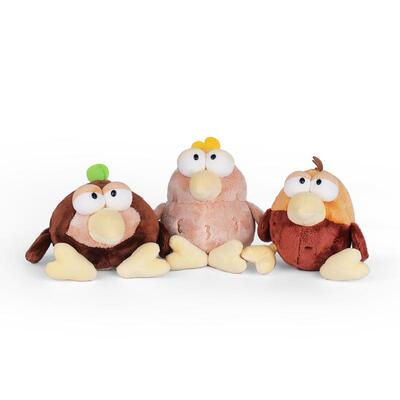 德国NICI有趣的小鸟毛绒公仔