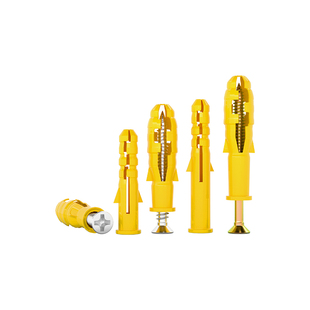 小黄鱼膨胀螺丝内爆自攻丝胶塞涨栓加长塑料螺钉螺栓M6M8M10M12mm