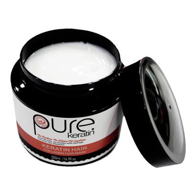 PURE Hair Mask Treatment Keratin Moisturizing Dry Repair发膜