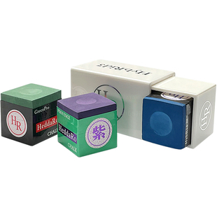 日本HR巧粉紫色原装进口职业斯诺克中式黑八巧克粉九球油性粉正品