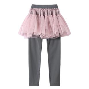 植木女童裙裤2026春秋新款中大童防晒速干瑜伽裤儿童打底裤童装