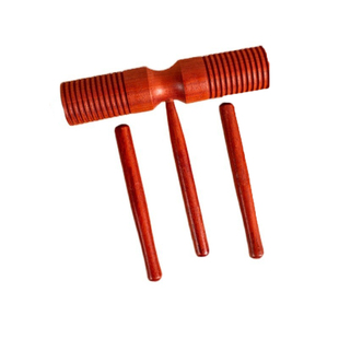 幼儿园奥尔夫打击乐器套装音乐课教具专业打棒红木单双响筒节奏棒