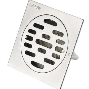 箭牌地漏防臭卫生间浴室洗衣机厕所通用下水道防臭神器不锈钢地漏