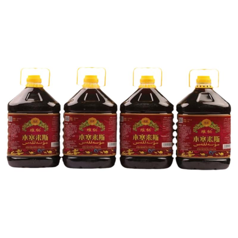 新疆葡萄酒木塞来斯4.6L桶装穆萨莱思纯葡萄酿造半甜型正品保证