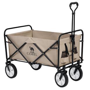 camel户外露营车大容量聚拢营地车摆摊可折叠儿童可躺手推车拖车
