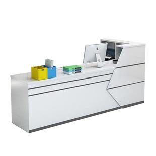 收银台吧台公司前台接待台超市服装店酒店简约现代创意前台桌定制