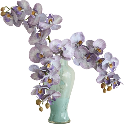 高品质蓝紫色蝴蝶兰仿真花