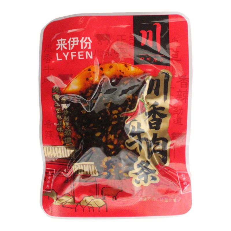 来伊份川香牛肉条500g