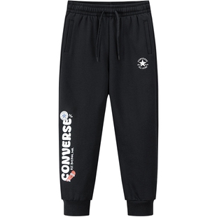 【加绒】匡威儿童裤子男女童长裤2025冬季新款运动裤卫裤保暖冬裤