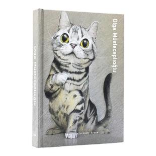 样板间儿童房猫绘本可翻页外文卡通真书摆件售楼处娱乐区软装饰品