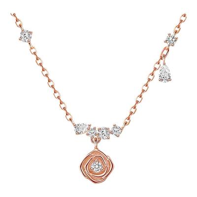 花语一心一意纯银项链