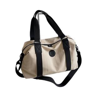 手提短途旅行包便携登机包女式小拎包出门装衣服旅游包轻便行李袋