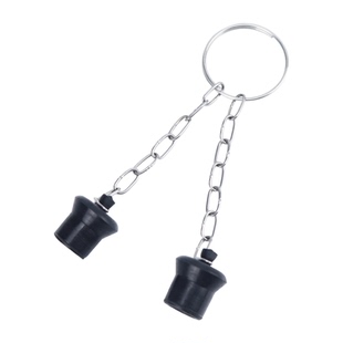 无菌取样阀链条帽 新款塞子橡胶塞黑帽 材质不锈钢304+三元乙丙