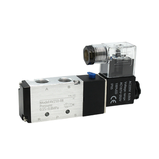气动电磁阀4v210-08/110-06/310-10/410-15控制阀24V电子气阀220v