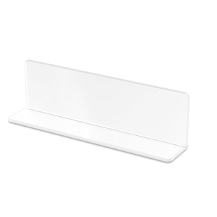 亚克力L型挡板收边条透明超市货架护栏挡条防掉桌面缝隙隔板定制