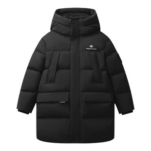 鸭鸭官方儿童羽绒服男女童2025冬季新款三防蓄热极寒保暖加厚外套