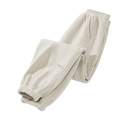 班尼路YBB系列女童裤子秋冬款2025新款女孩加绒保暖卫裤儿童冬装P