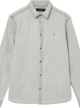 ALLSAINTS男士牛仔衬衫