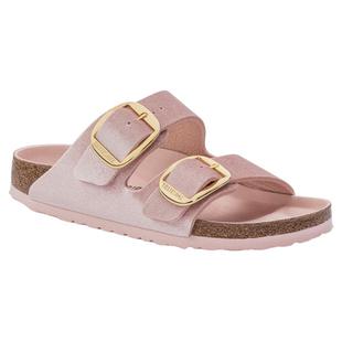 BIRKENSTOCK勃肯德国进口大扣女款丝绒时尚Arizona双扣拖鞋