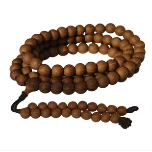 天台山五线菩提红皮金线108颗佛珠手串原皮高密野生古树老籽念珠