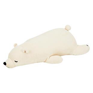LIVHEART北极熊睡觉抱枕玩偶趴趴熊公仔可爱毛绒玩具生日礼物女生