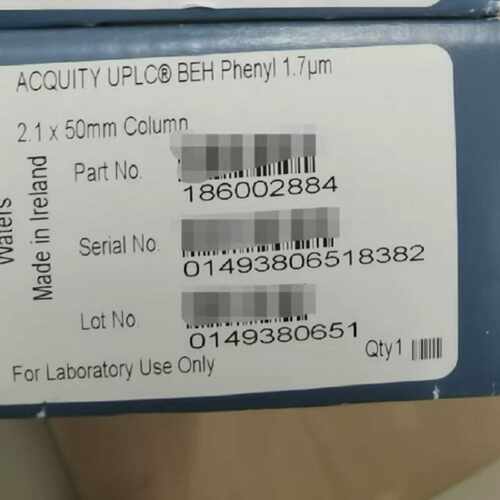 议价Waters?UPLC?BEH?phenyl色谱柱，1.7UM?2.1*50MM，186002884