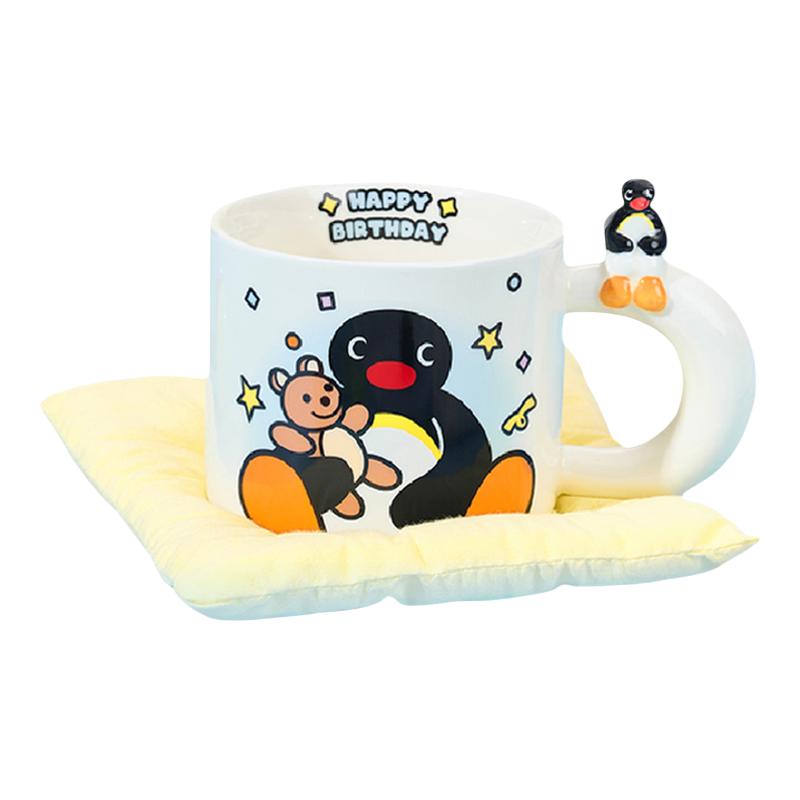 言仓Pingu联名企鹅生日马克杯
