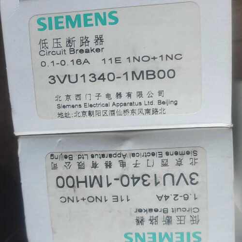 溢价-马达保护断路器3VU1340- 1NK00 5-8